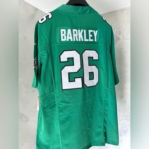 Eagles Kelly Green NFL On Field Nike Jersey with tags - #26 Barkley